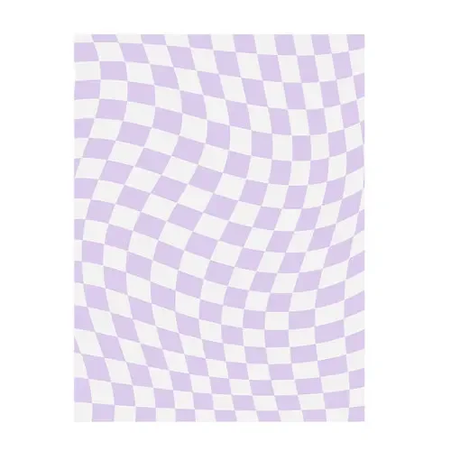 Декоративный коврик ретро клетчатый