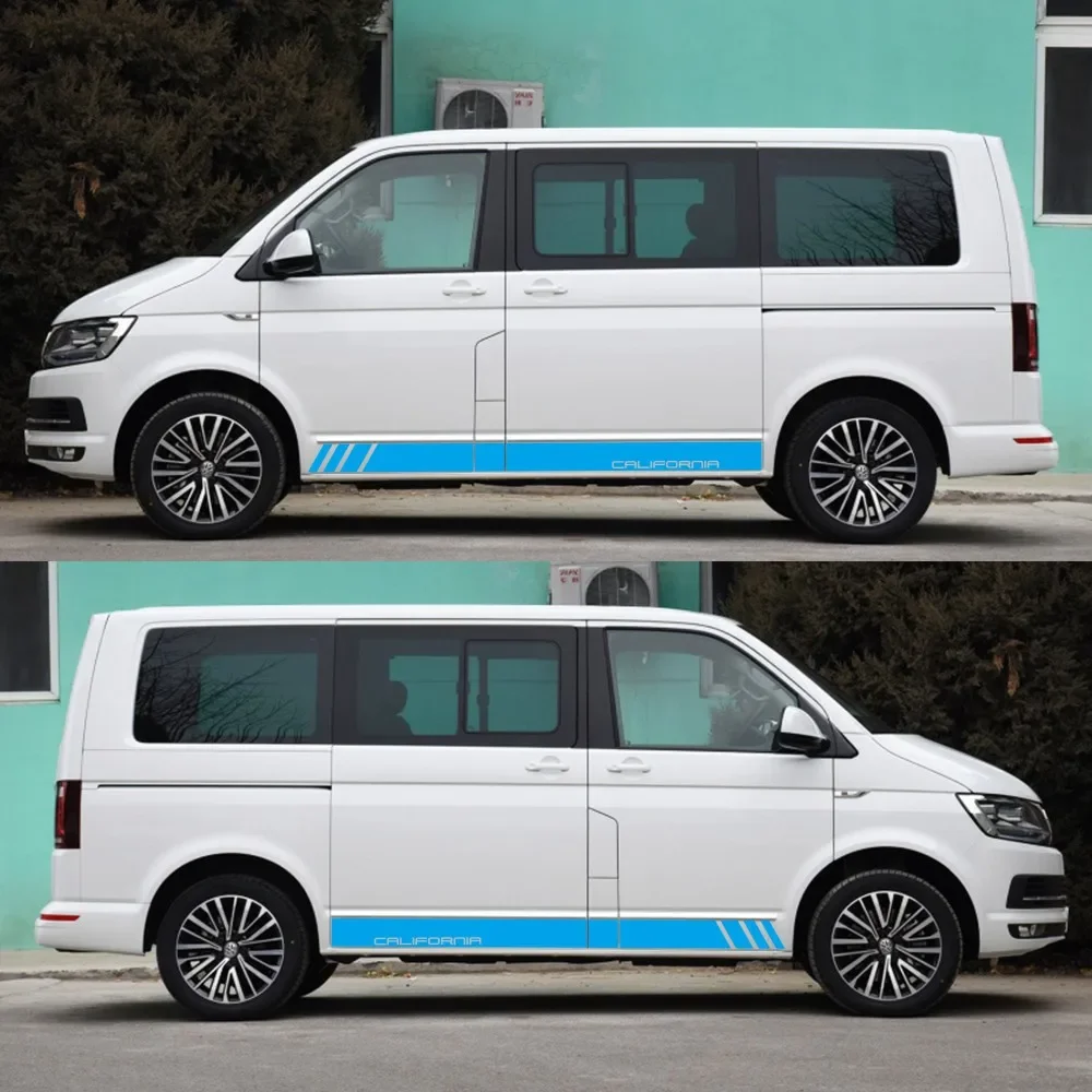 4 шт. автомобильные виниловые наклейки на дверь и боковую юбку