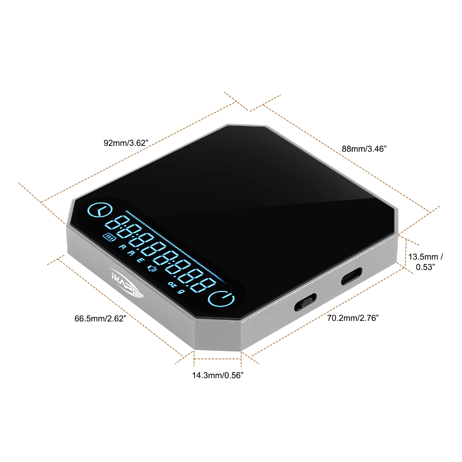 IKAPE Metal Smart Palm Электронные весы для кофе V3