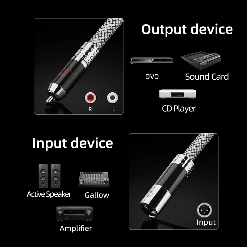 Фото ERUMPENT одна пара Hi-Fi посеребренных аудио RCA-XLR для усилителя DVD-плеер динамик кабель от 2RCA до 2XLR №5