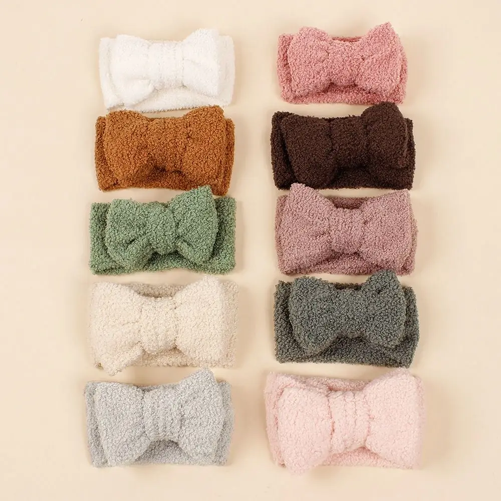 Handmade Baby Bows Accessories Soft Elastic Newborn Headwrap Universal Infant Hairband