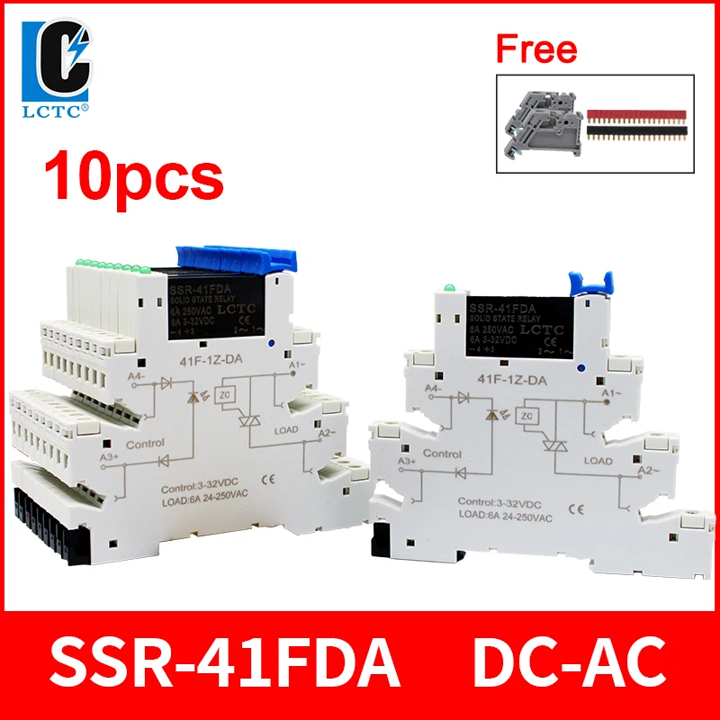 10 шт. твердотельное реле LCTC SSR-41FDA/DD