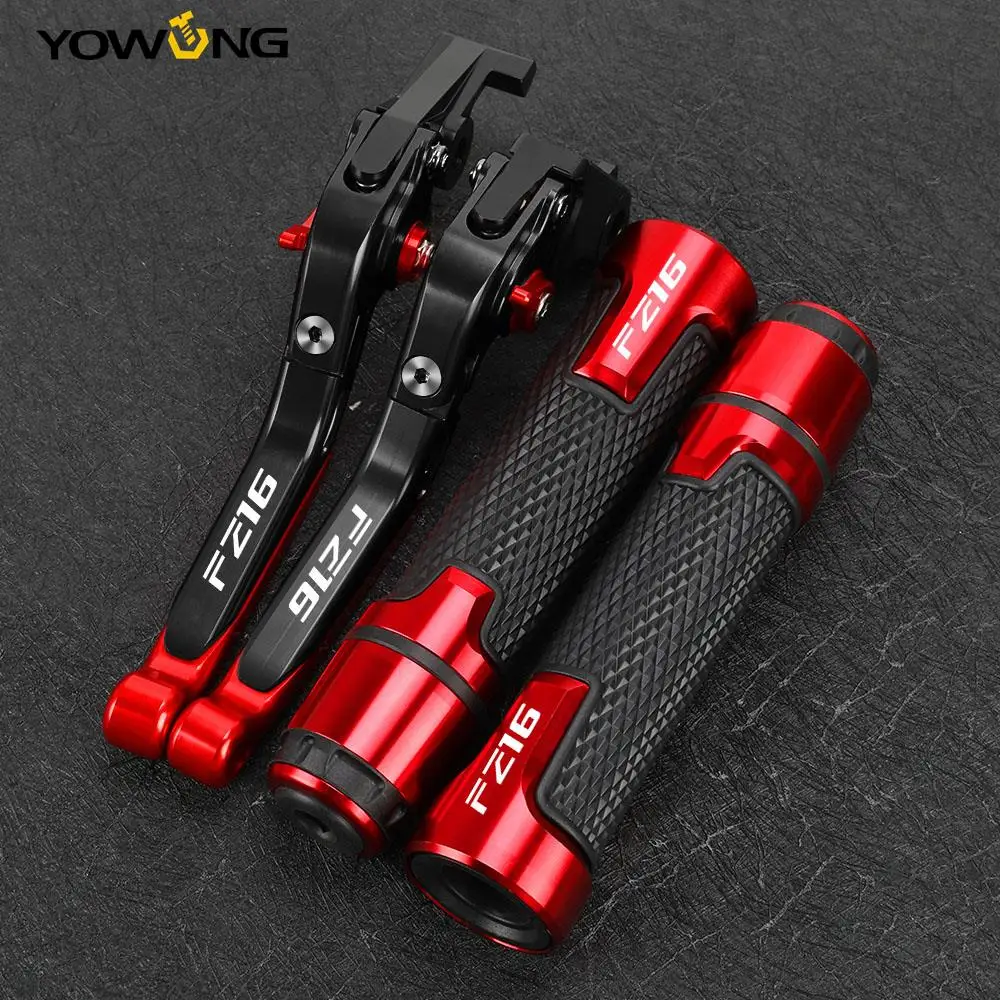 

FOR YAMAHA FZ16 FZ-16 2008-2018 2017 Motorcycle Accessories CNC Aluminum Folding Brake Clutch Levers Handlebar Handle Grips Ends