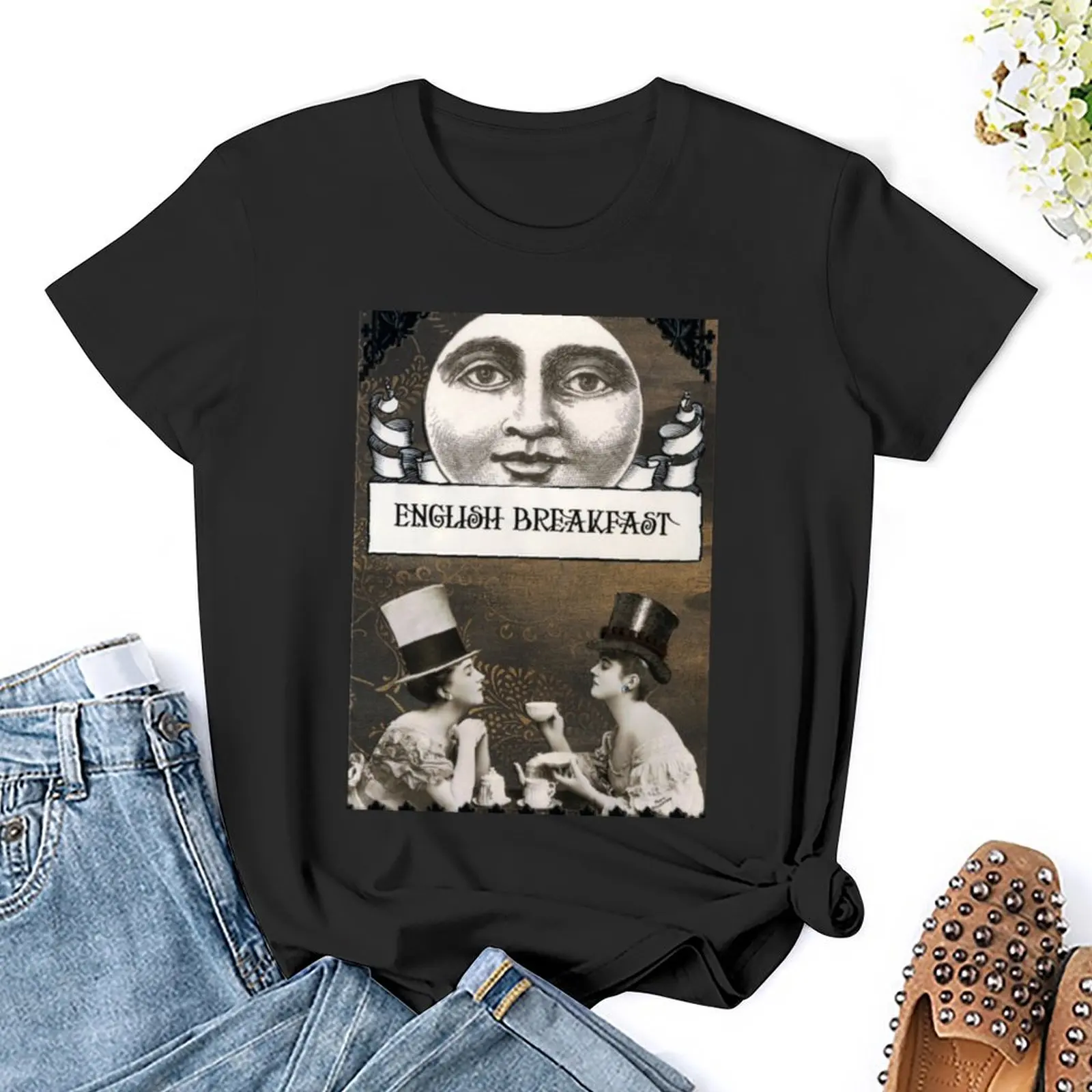 Xandria и изолда Возьмите чай футболка Женская милая одежда Большие футболки для