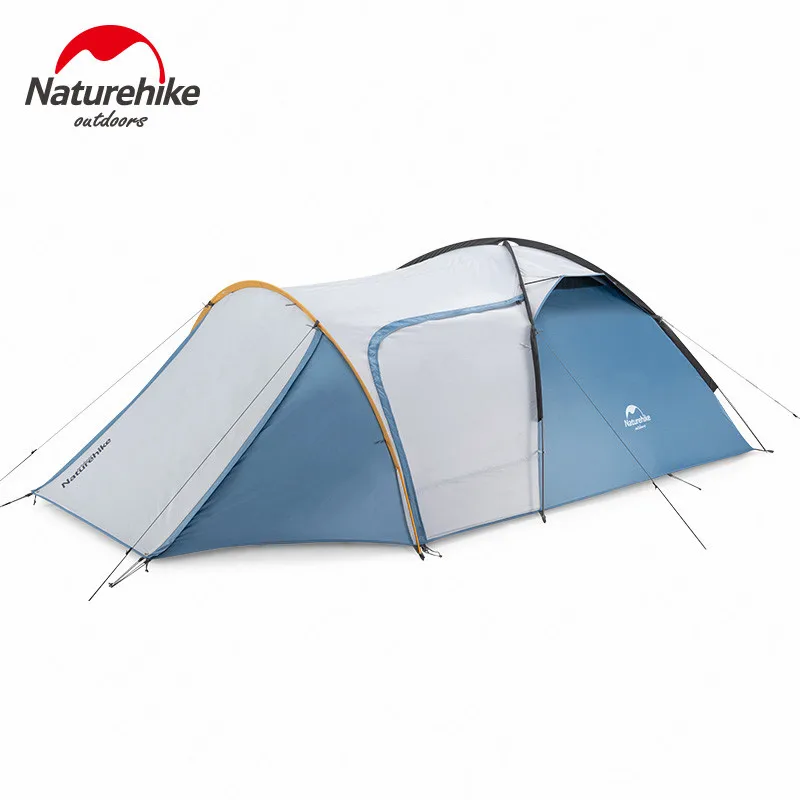 

Naturehike Knight Camping Tent 3 Persons Double Layer One Room One Hall Family Tent Rainproof Windproof Outdoor Travel BBQ Tent