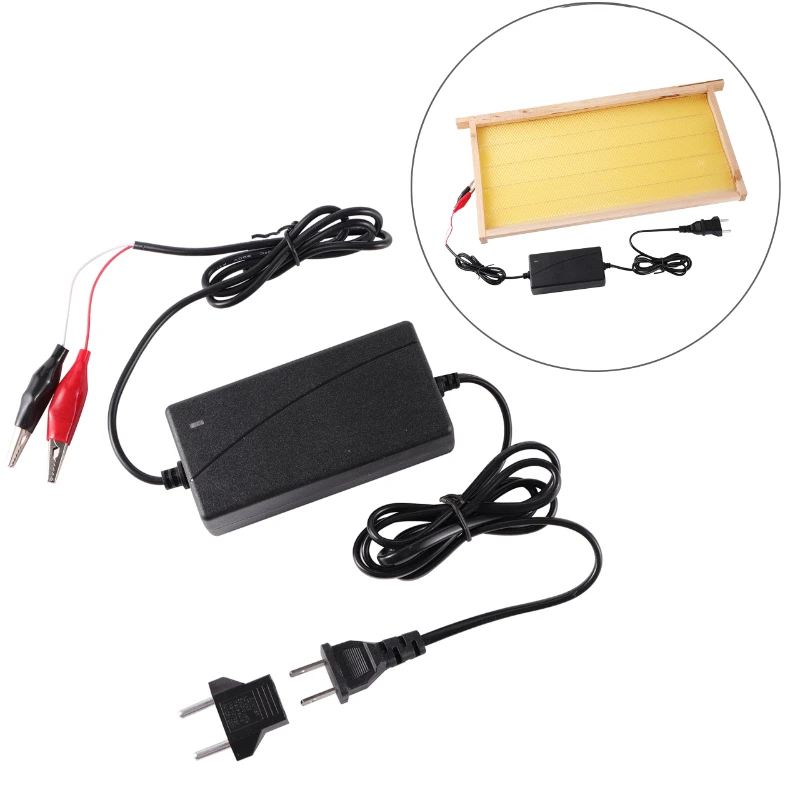 

Beehive Mounting Equipment Beekeeping Electric Embedded Heating device Power Adapter Charger Bee Tools AC 100-240V-5A EU/AU Plug