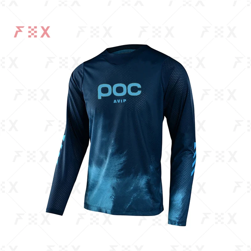 

New Racing Downhill Jersey Mountain Bike Cycling Jersey Crossmax Shirt Ciclismo Clothes AVIP POC MTB Motorcycle jersey Men Full