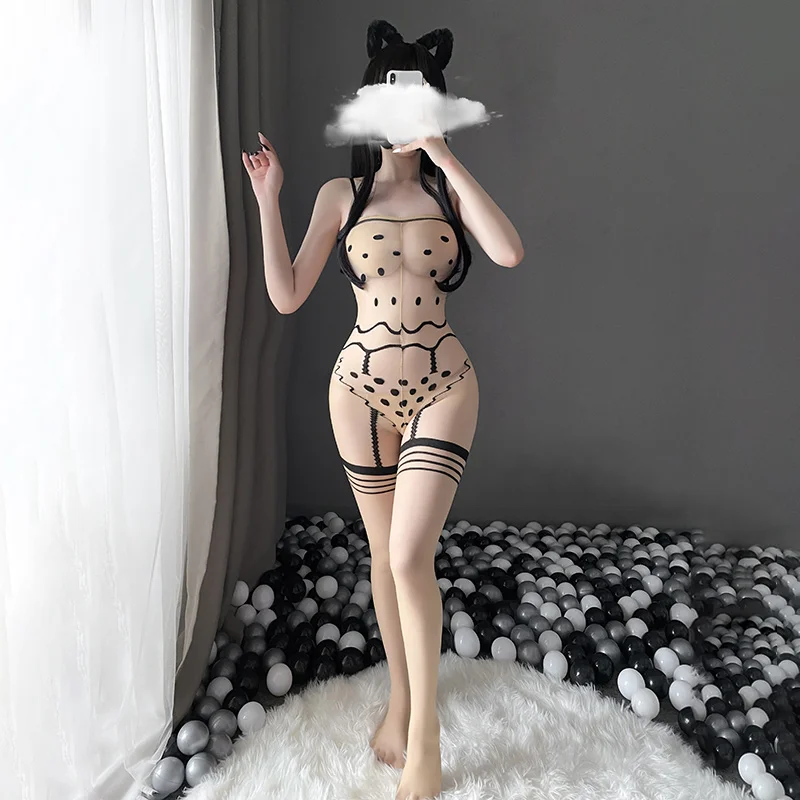 Женский Экзотический костюм для танца колготки боди-костюм фетиш нижнее белье