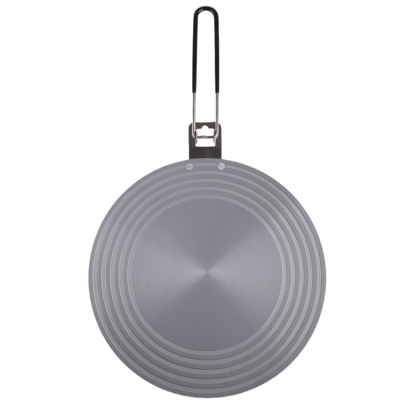 

Диффузор нагревательный с круглой пластиной и складной ручкой 24/28 см тарелка для разморозки диффузор для приготовления пищи для электричес...