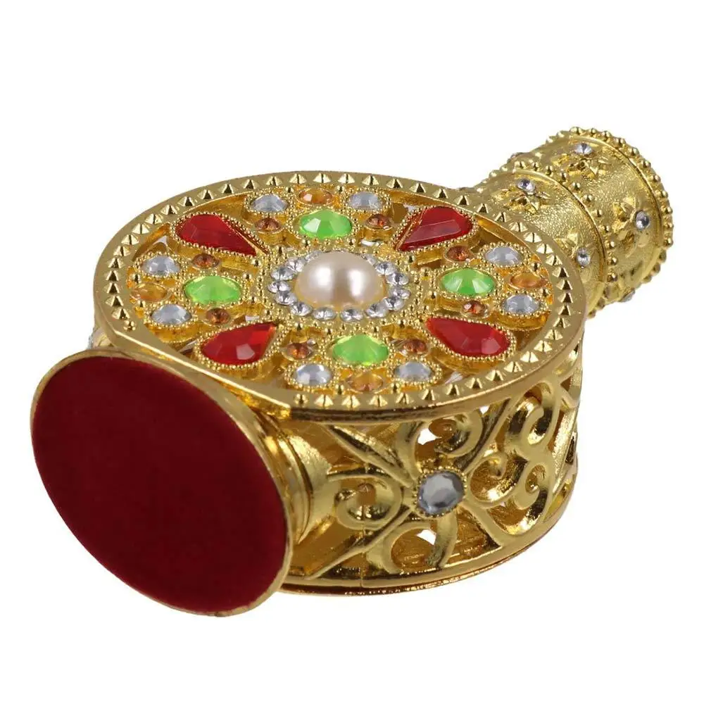 Винтажный стеклянный пустой флакон для духов многоразового использования в