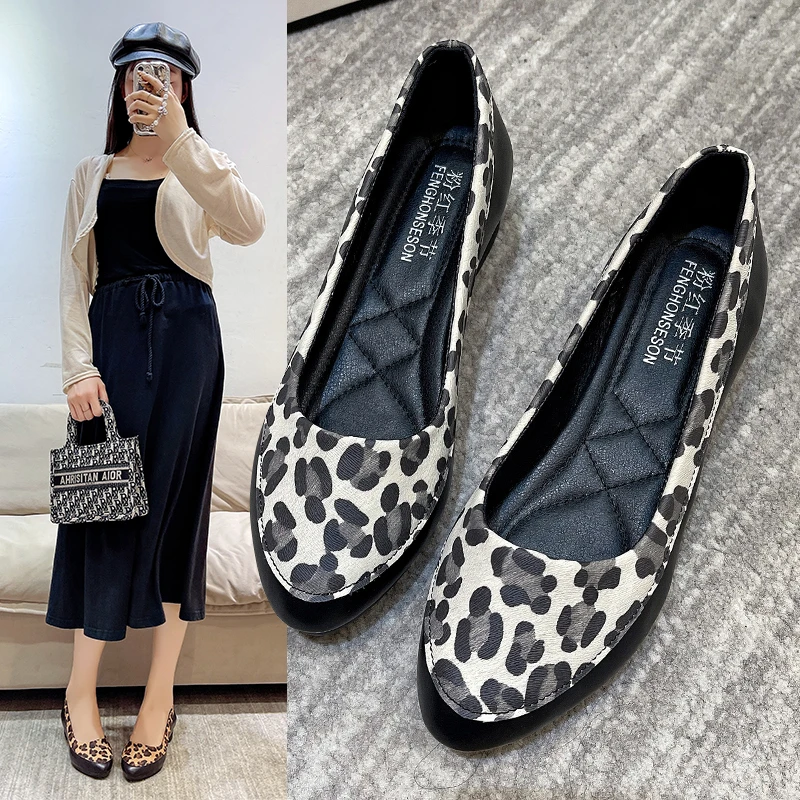 Новинка 2024 осенние модные пикантные женские повседневные туфли без шнуровки с