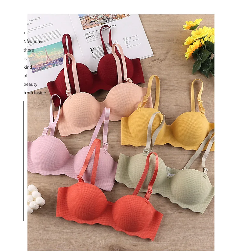 

Женский бесшовный бюстгальтер с чашкой пуш-ап A B