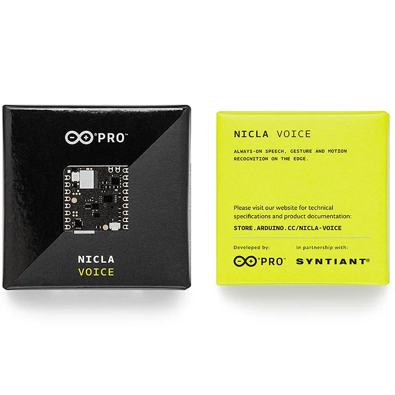 Фото Arduino Nicla Voice ABX00061 Аутентичный итальянский продукт Нейронный процессор для датчика распознавания кромок №2