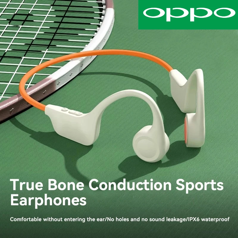 Фото OPPO Гарнитура с костной проводимостью Беспроводные наушники для плавания IPX8 Bluetooth 5,3 с микрофоном Водонепроницаемые упражнения для фитнеса №4
