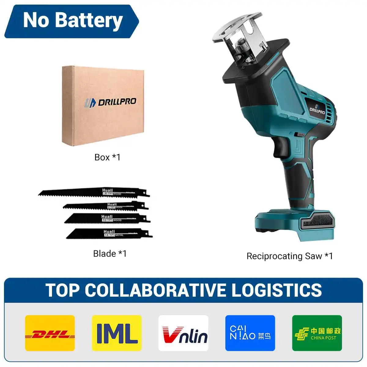 

Бесщеточная сабельная пила Drillpro 3600 Вт 12000spm, беспроводная бензопила для резки дерева и металла, электроинструмент для Makita, батарея 18 в