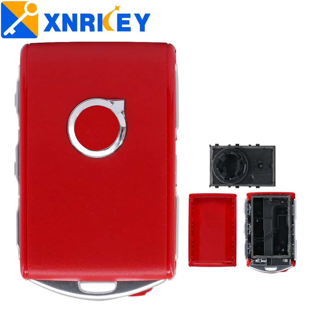 

XNRKEY Alloy plastic Car Key Case Cover Shell Fob For Volvo XC40 XC60 S90 XC90 V90 T5 T6 T8 Auto Accessories