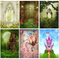 children birthday custom dream background forest castle fairy tale baby photography backdrops prop photo background 2278 th 03