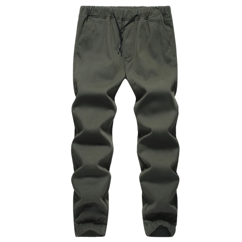 

Men Warm Cargo Pants 2022 Men Black Fleece Pencil Pants Man Boost Cotton Pants Joggers Harajuku Sweatpant HipHop Army Trousers