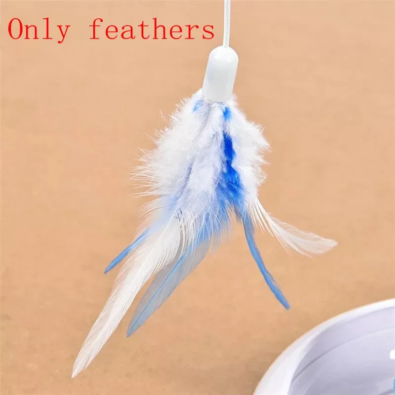 

2022New Toy For Cats Funny Cat Stick Interactive Rotating Toy Pole With Bells And Feather Toys Pet Cat Stick Accessories Only fe