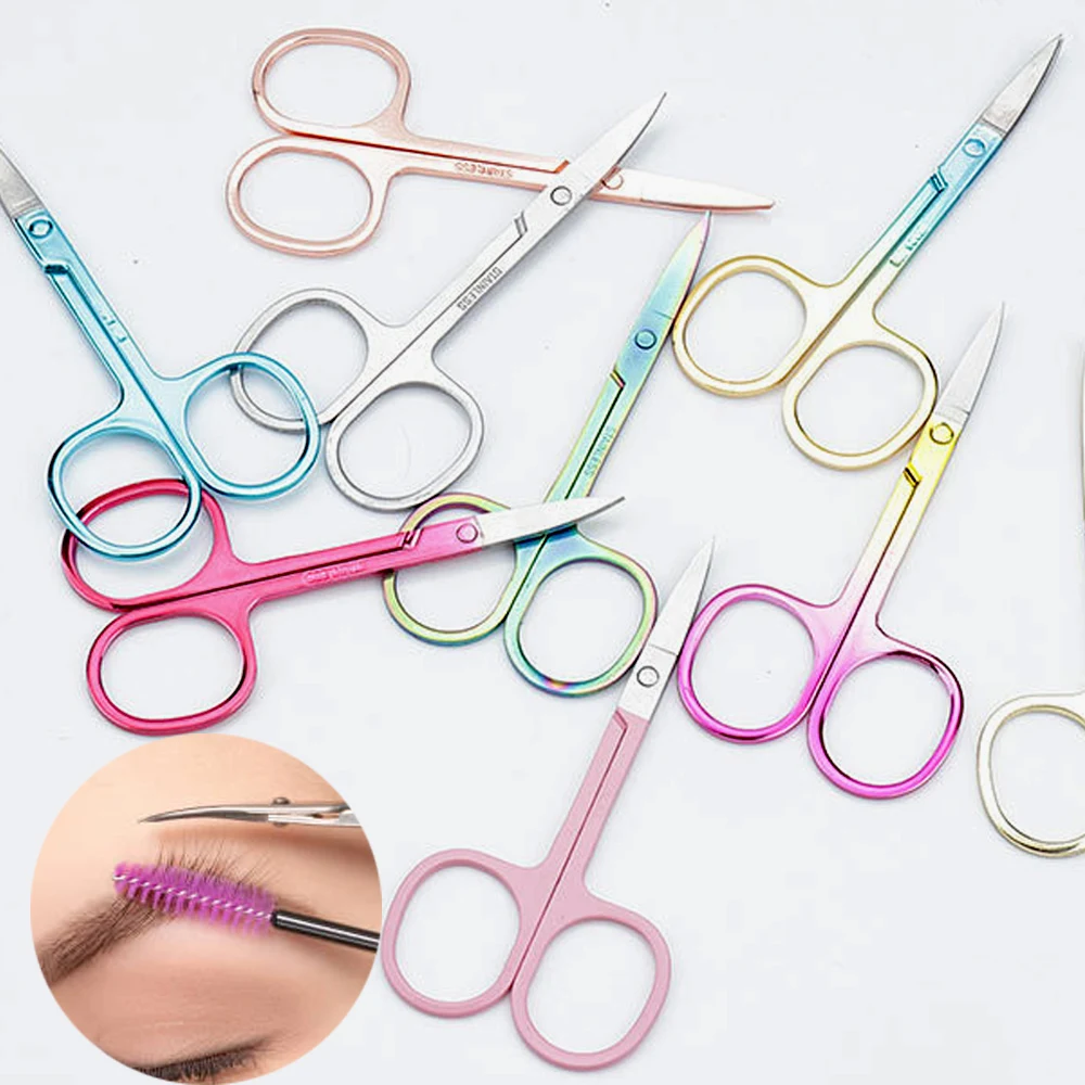 

1 шт., ножницы для бровей и ресниц