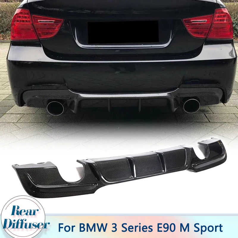 

Car Rear Bumper Diffuser Lip Spoiler For BMW 3 Series E90 M Sport 325i 335i 2009-2012 Rear Bumper Diffuser Lip Carbon Fiber FRP
