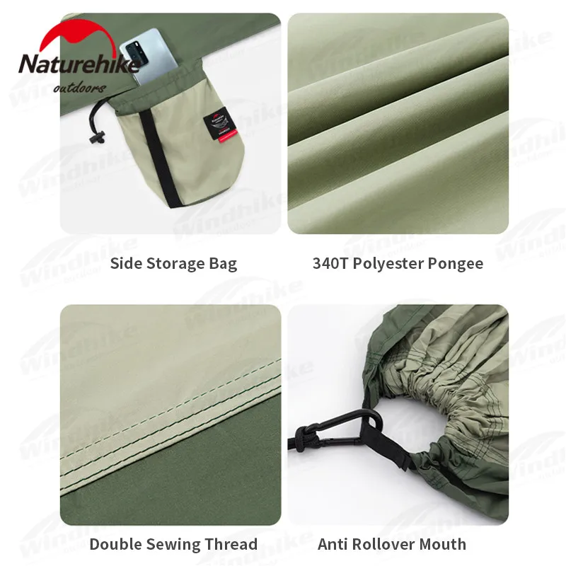 Naturehike Кемпинг качели гамак Сверхлегкий 600 г против опрокидывания 1/2 человек 200 кг