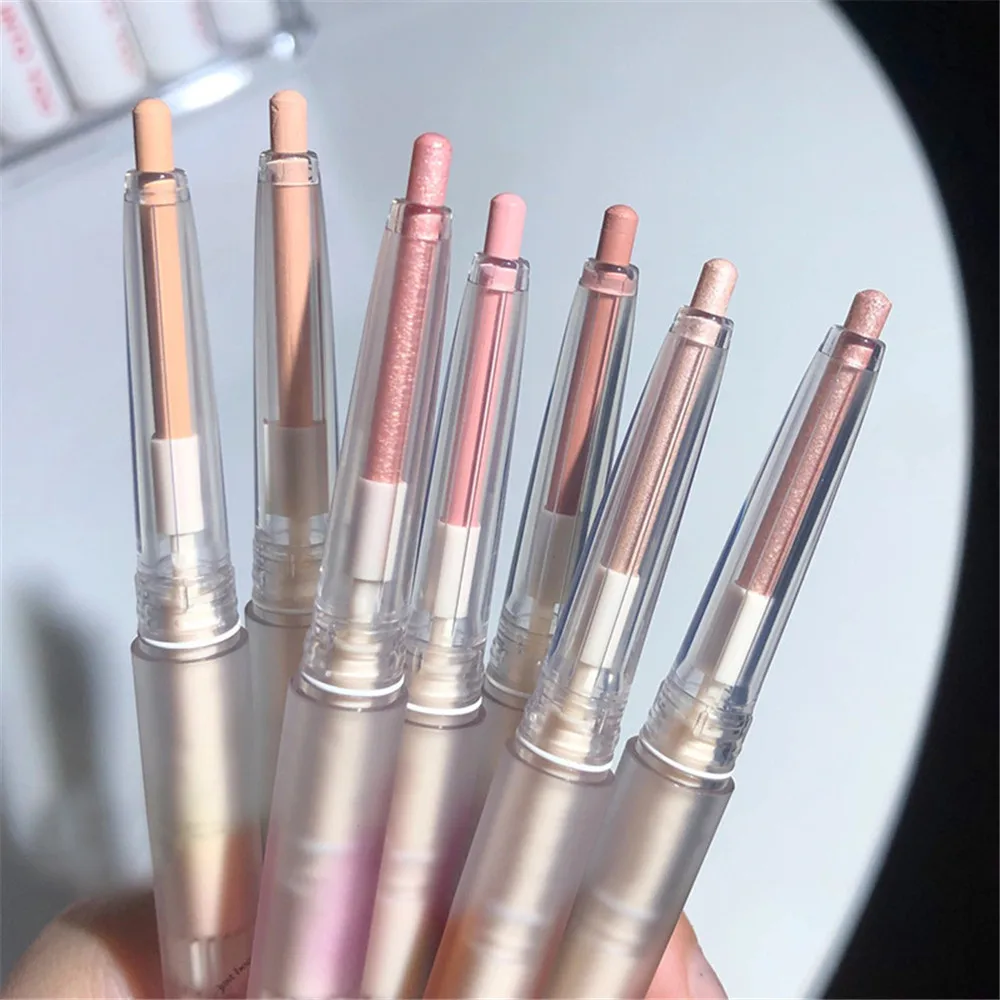 

1 PC Glitter Eyeshadow Pen Pearlescent Matte Diamond Eyeliner Pen Waterproof Highlight Brighten Silkworm Makeup Pencil Shiny Eye