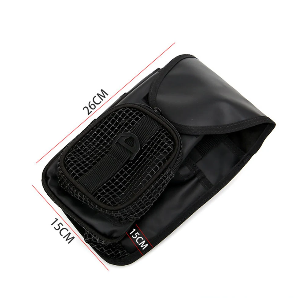 

Carry Pouch Diving Bag 1pcs 26*15cm Waist Pocket Black Equipment Lightweight Marker Mesh Safety Scuba Gear Bag