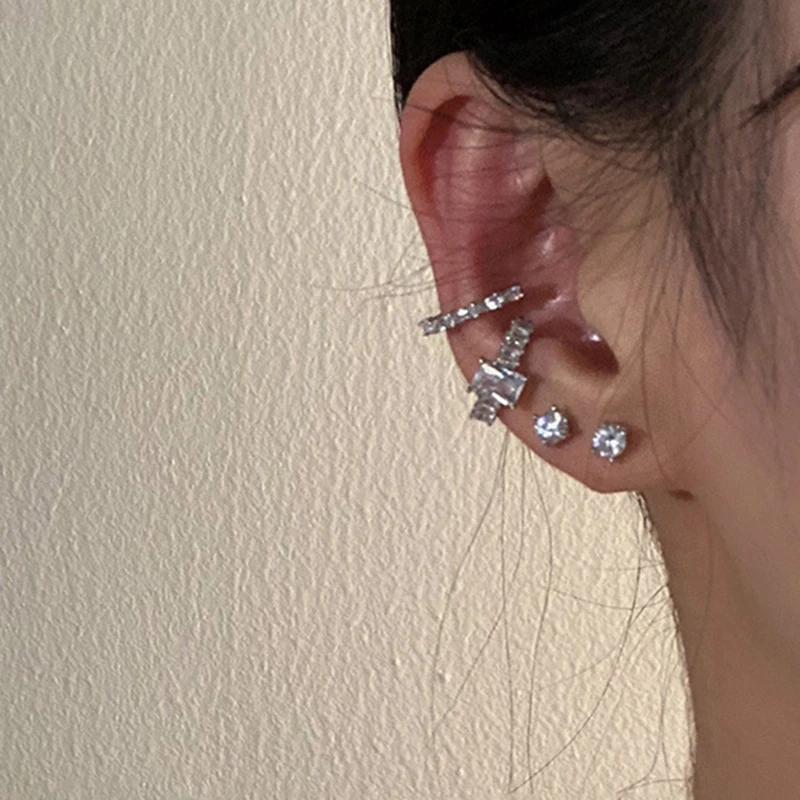 

Серьги-каффы женские без отверстия для ушей