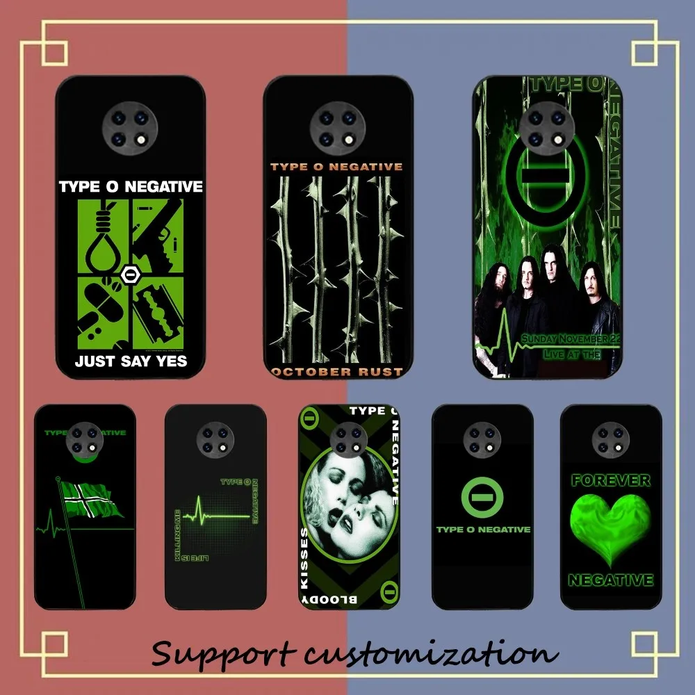 Rock Band T-T-Type O N-Negative Music Phone Case For Redmi 5 6 7 8 9 10 plus pro A GO K20 K30 K40 F3 Fundas