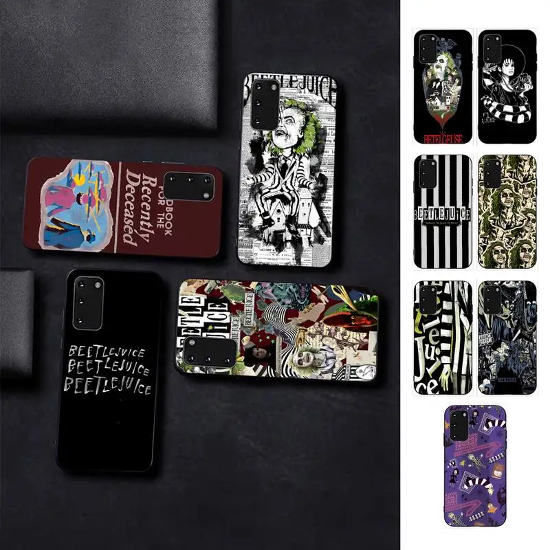 

Beetlejuice Hand book Phone Case for Samsung S10 21 20 9 8 plus lite S20 UlTRA 7edge