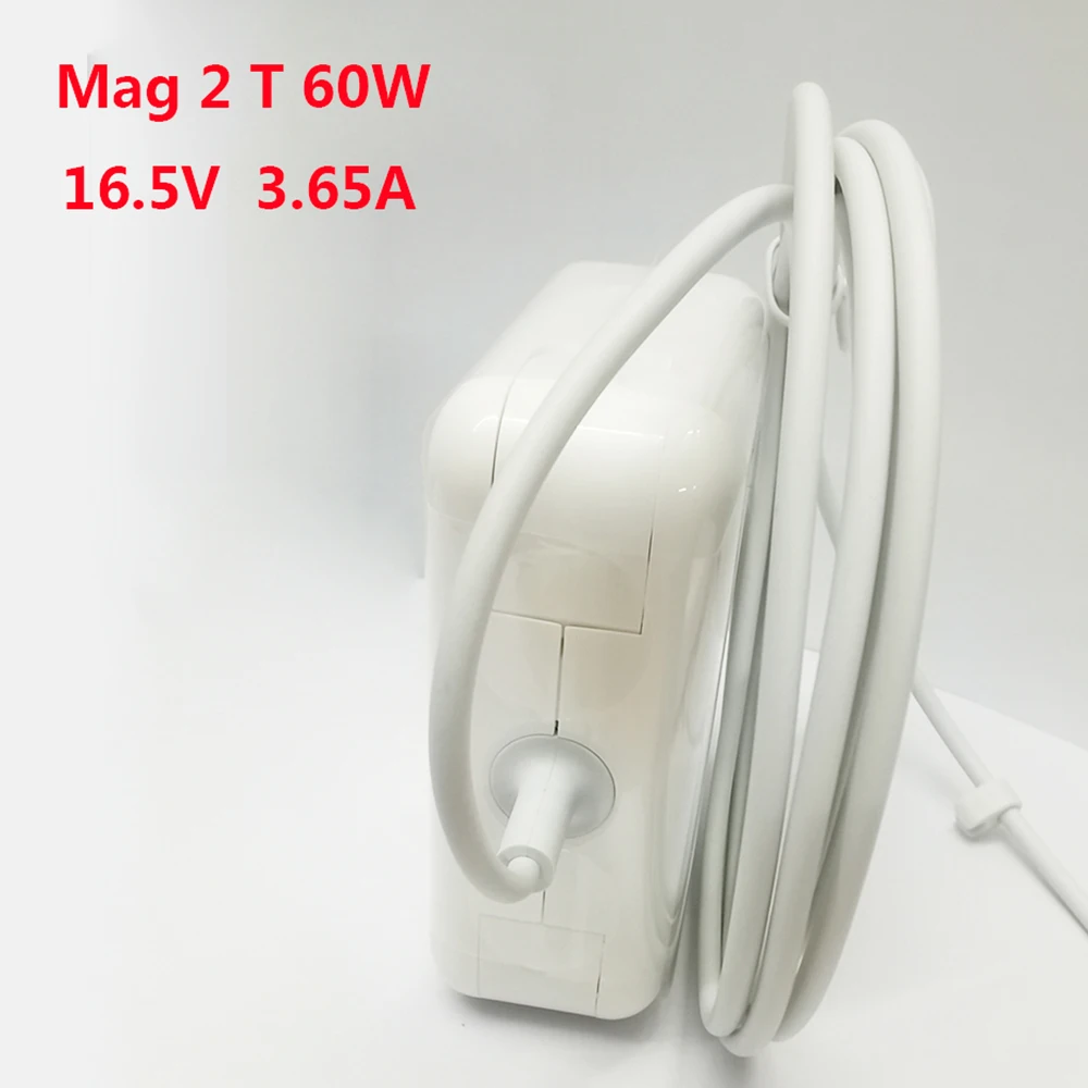 Зарядное устройство 16,5 в, 100% А, 60 Вт, для MacBook book pro 13 дюймов, A1425, A1502, A1435, A1465, для Mag * 2, зарядное устройство для ноутбука, Рабочий