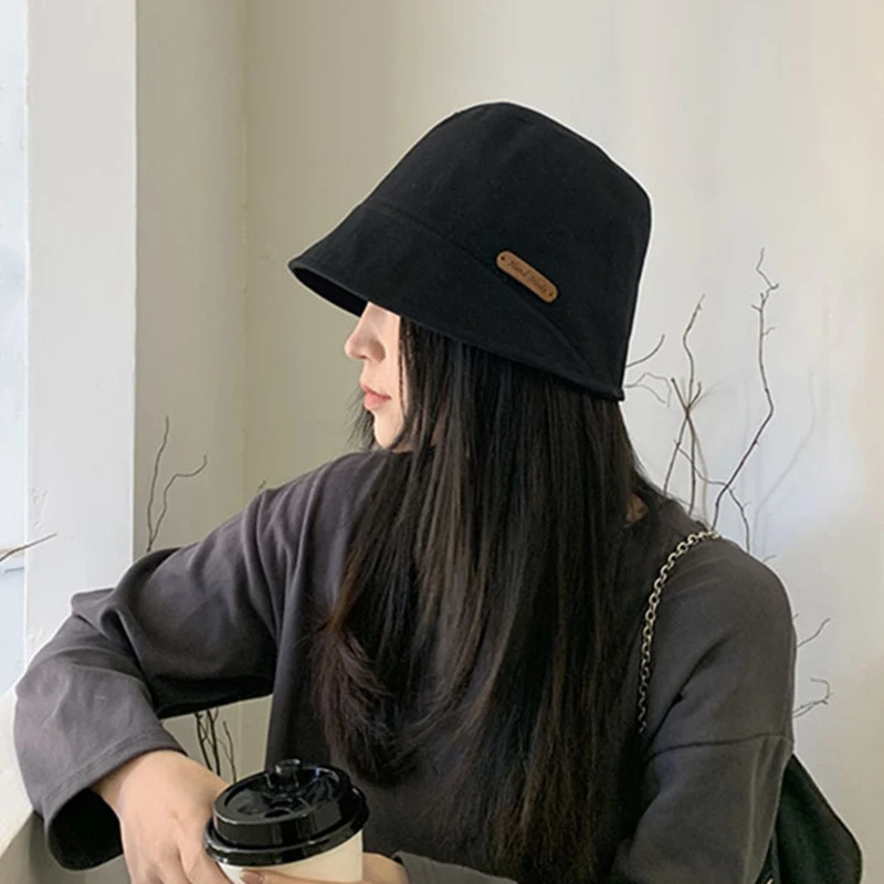 Шляпа Женская Солнцезащитная складная однотонная Панама для отдыха на открытом