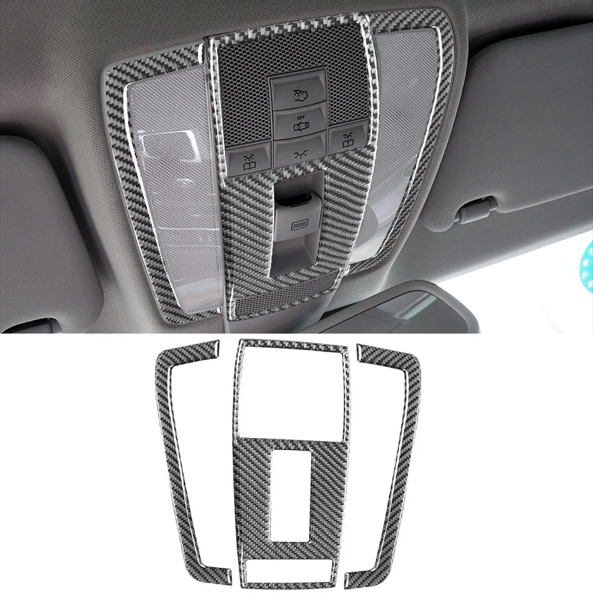 Наклейка из углеродного волокна для Mercedes Benz GLK 300 350 250 2008-2015 аксессуары интерьера