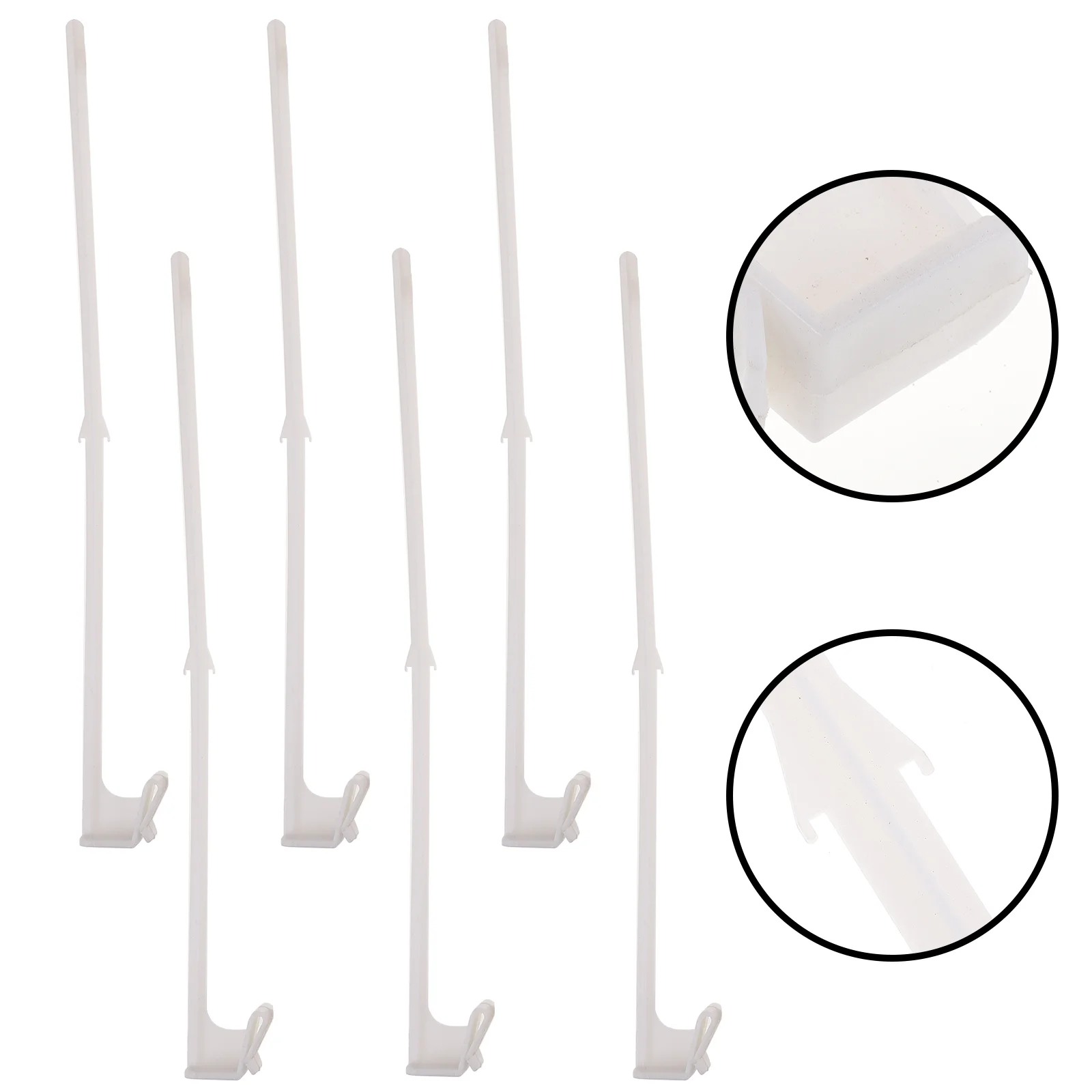 

10 Pcs Flagpole Stand Frames Festival Holder Holiday Decor Desk Topper Car Bracket Tablescape Clip-on Vehicle Window Racks