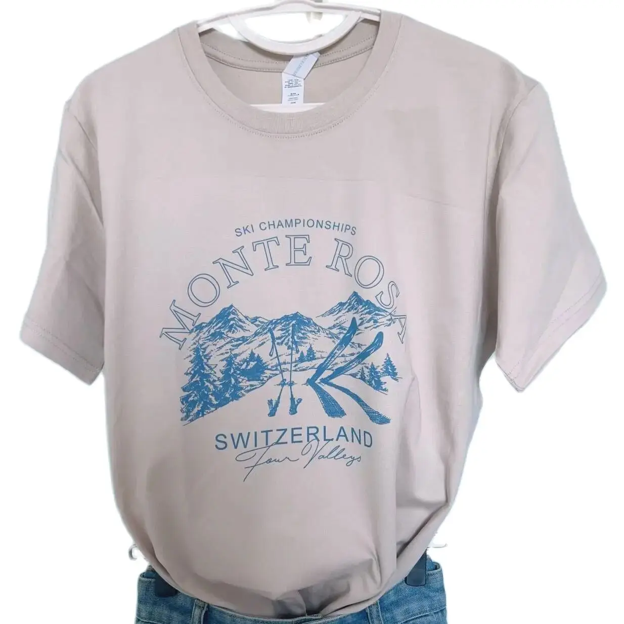 Женская футболка с коротким рукавом и круглым вырезом в стиле Харадзюку