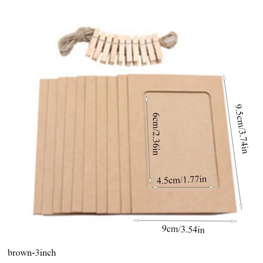 

Бумажные фоторамки 3/5/6 дюймов, набор из 10 штук