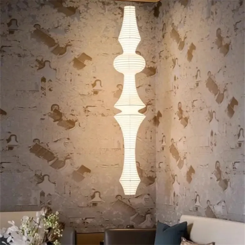 Подвесной светильник Noguchi ручная лампа в японском стиле Акари рисовая Люстра для