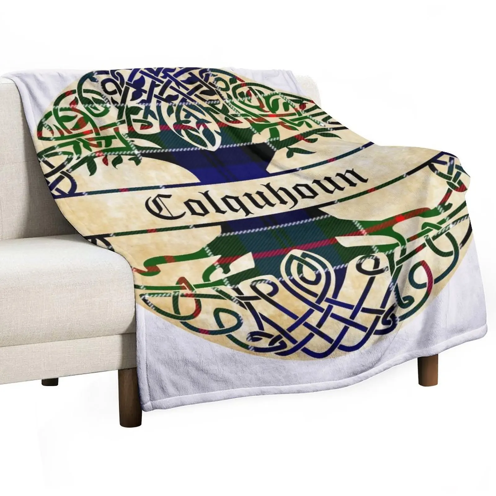 Одеяло из шотландского татарского дерева жизни забавный подарок