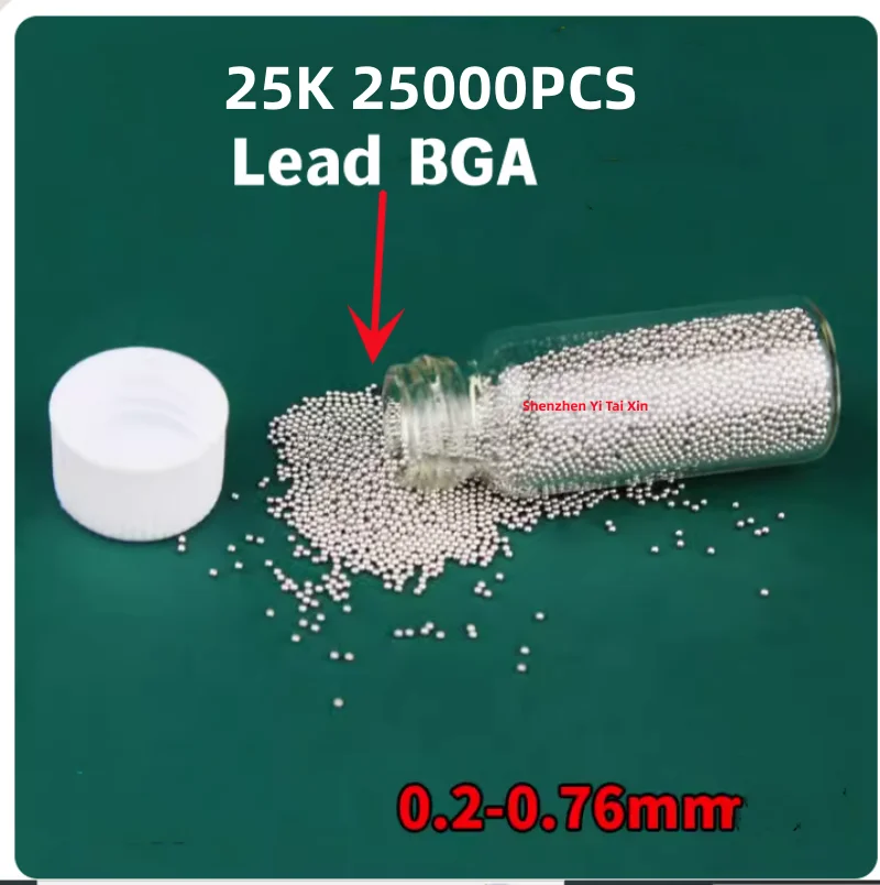 Свинцовый шариковый припой BGA для реболлинга 0 2 25 3 35 4 55 6 65