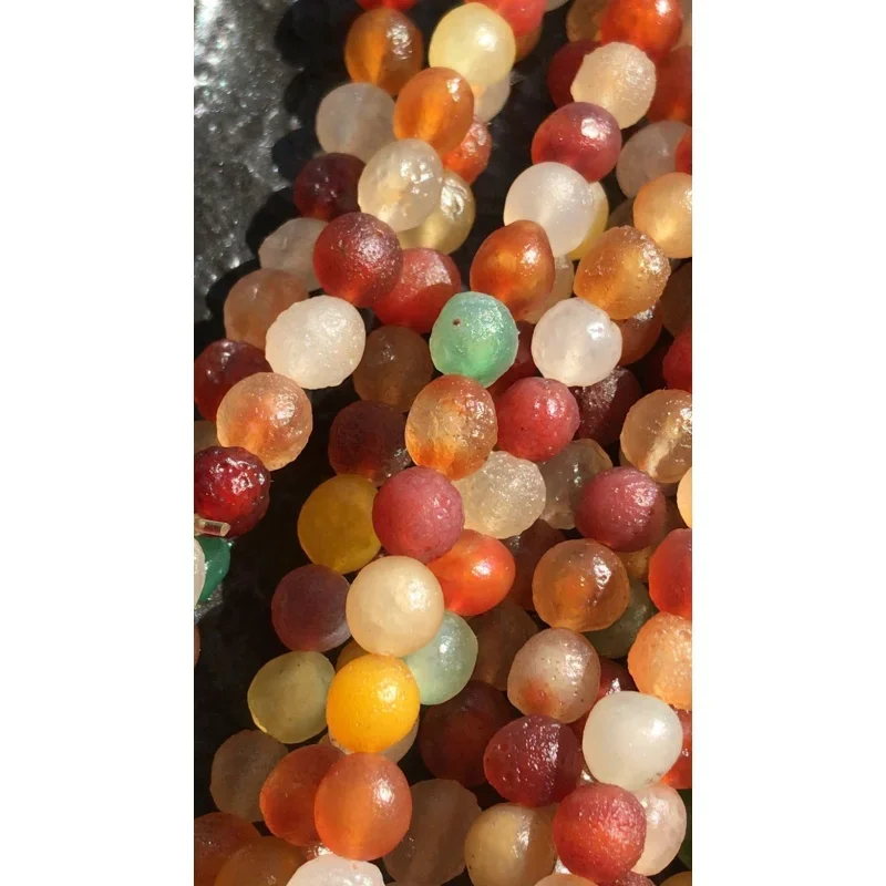 Alashan Gobi грубый камень цвета агата три круга орнамент в ручной упаковке