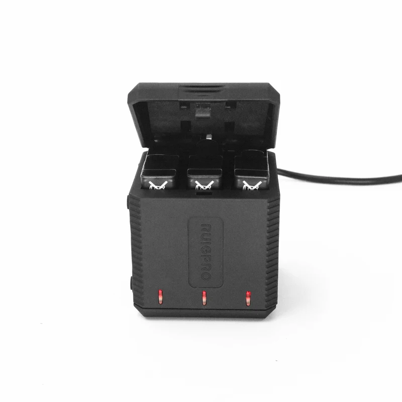 Светильник устройство для GoPro Hero 10 2100 мАч 3 слота карт |