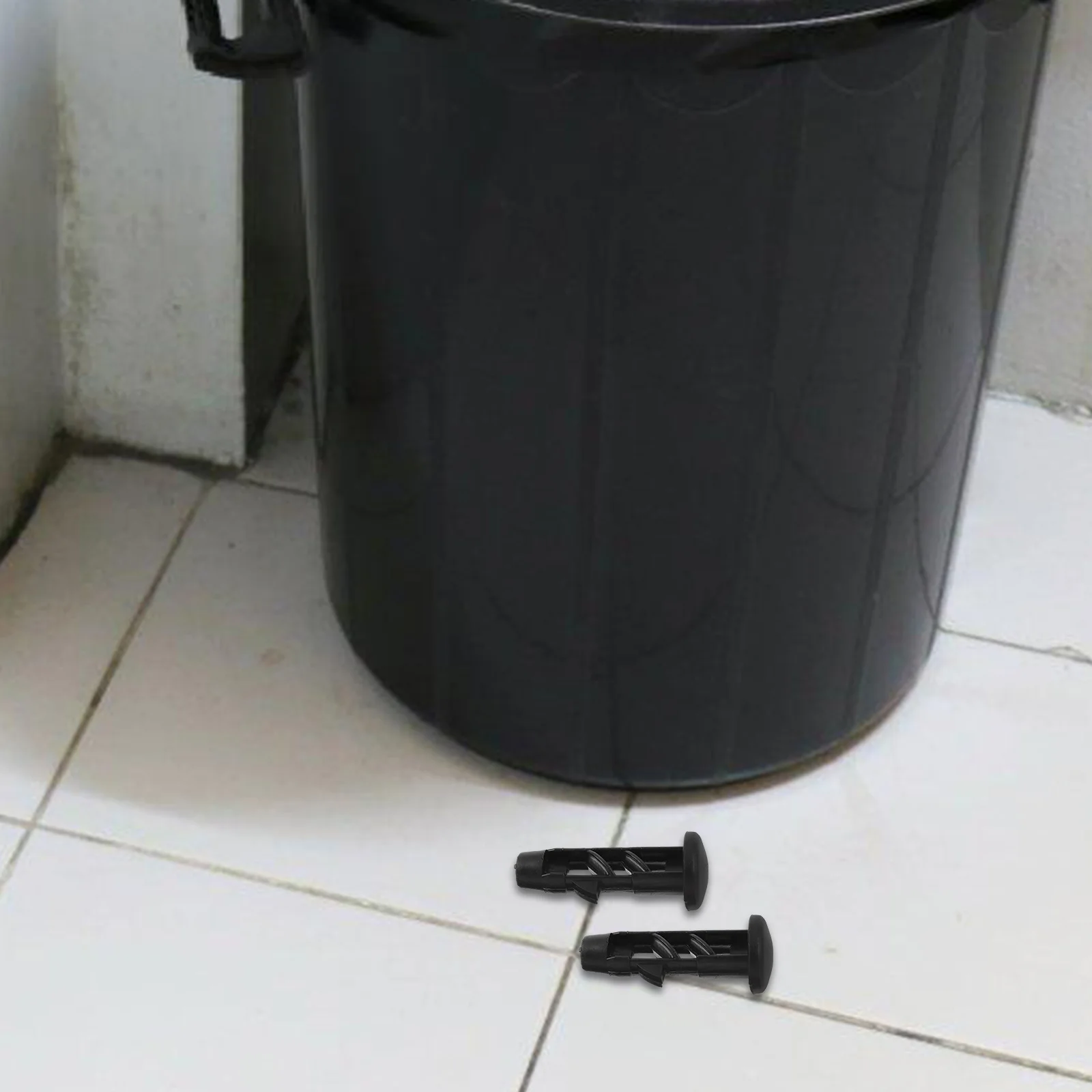 5 шт. пластиковые защелки для мусорных баков чёрные