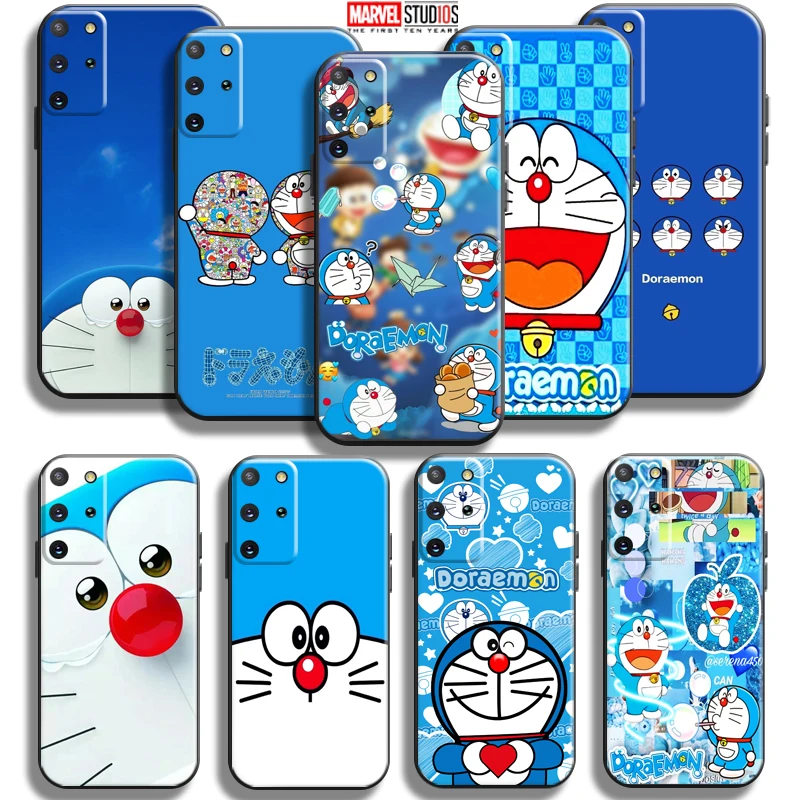 

Чехол для телефона с рисунком Аниме Doraemon для Samsung Galaxy S21 S20 Plus Ultra S21 S20 FE 5G, жидкий силиконовый чехол, чехол, задняя крышка из ТПУ