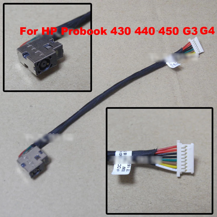 

Hot Selling 1pcs Brand New FOR HP ProBook 430 G8 440 450 G3 470 G4 G5 455 DC Power Jack Cable Laptop Notebook Repair Parts