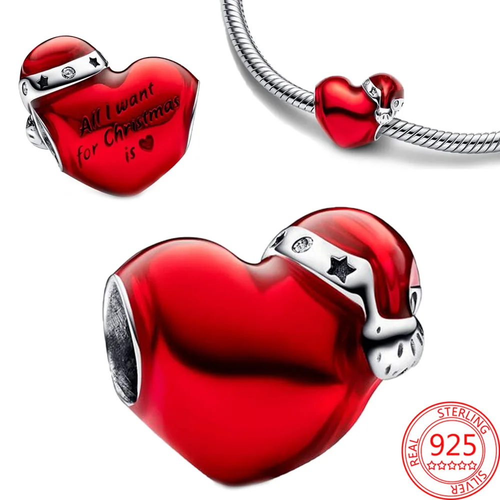 

Подвеска в виде сердца для браслета Pandora, серебро 925 пробы