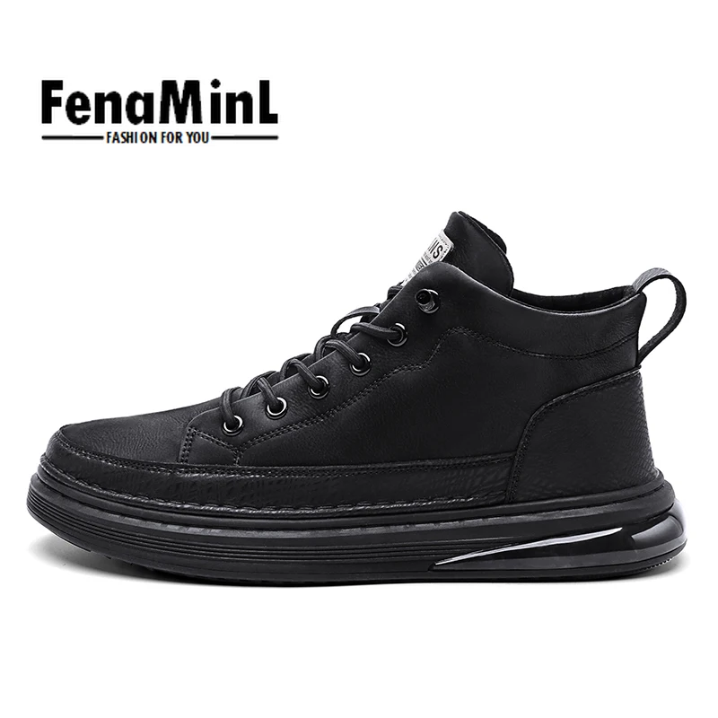 

Men's New Fashion Mid-top Shoes Business Shoes for Men Loafers Shoe Leisure Leather Shoes High-quality Casual Artificial Leather