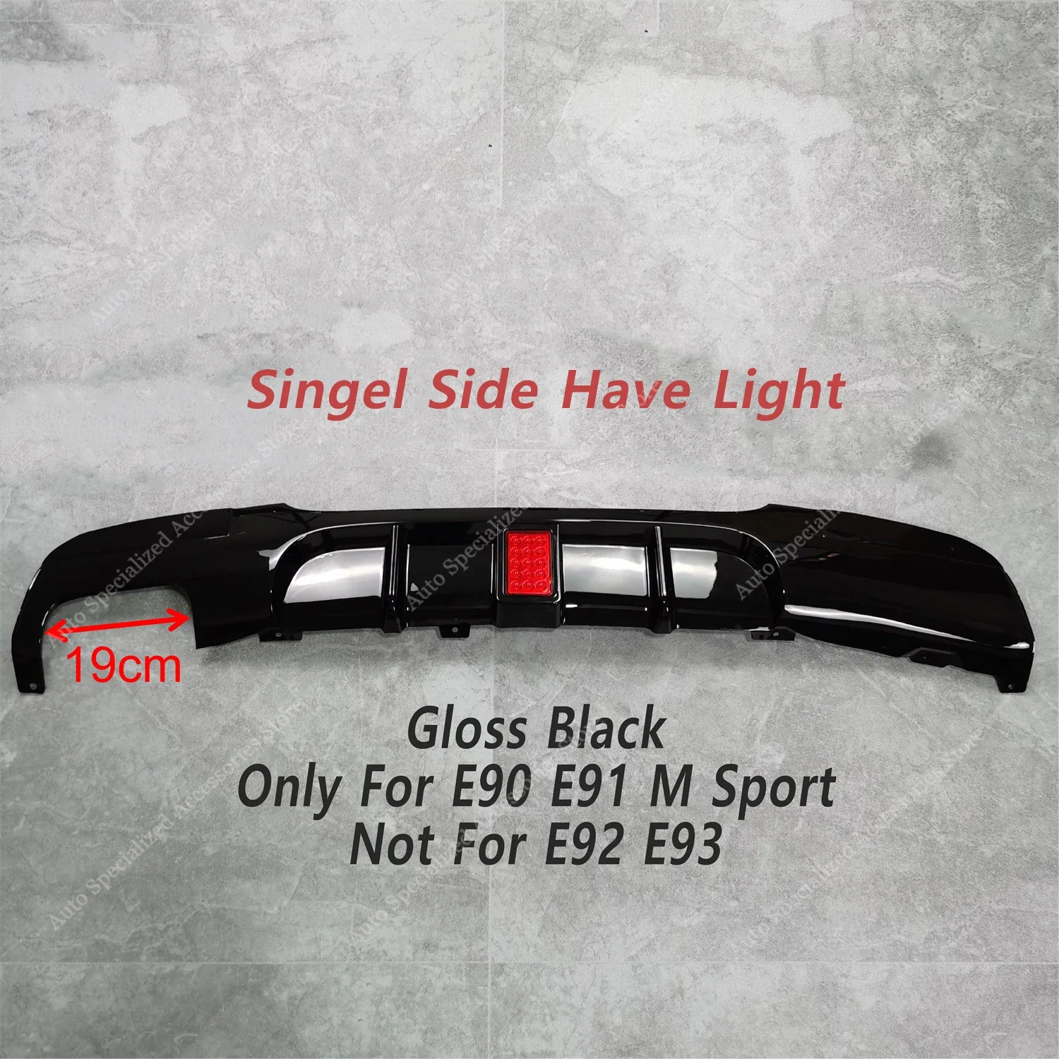 

Глянцевый задний диффузор в стиле MP, задний бампер, разделитель губ для Bmw E90 E91 320d 325d 330d 335i 05-12, 4-дверный M Sport Bodykits Tuning