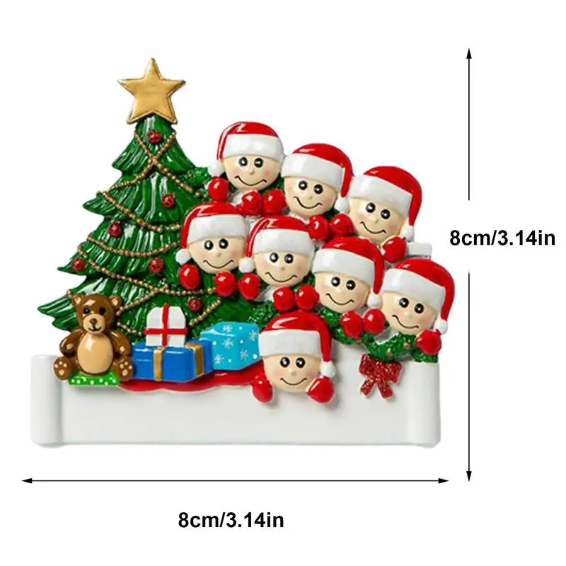 Рождественские украшения из смолы елочные принадлежности для рукоделия подарки