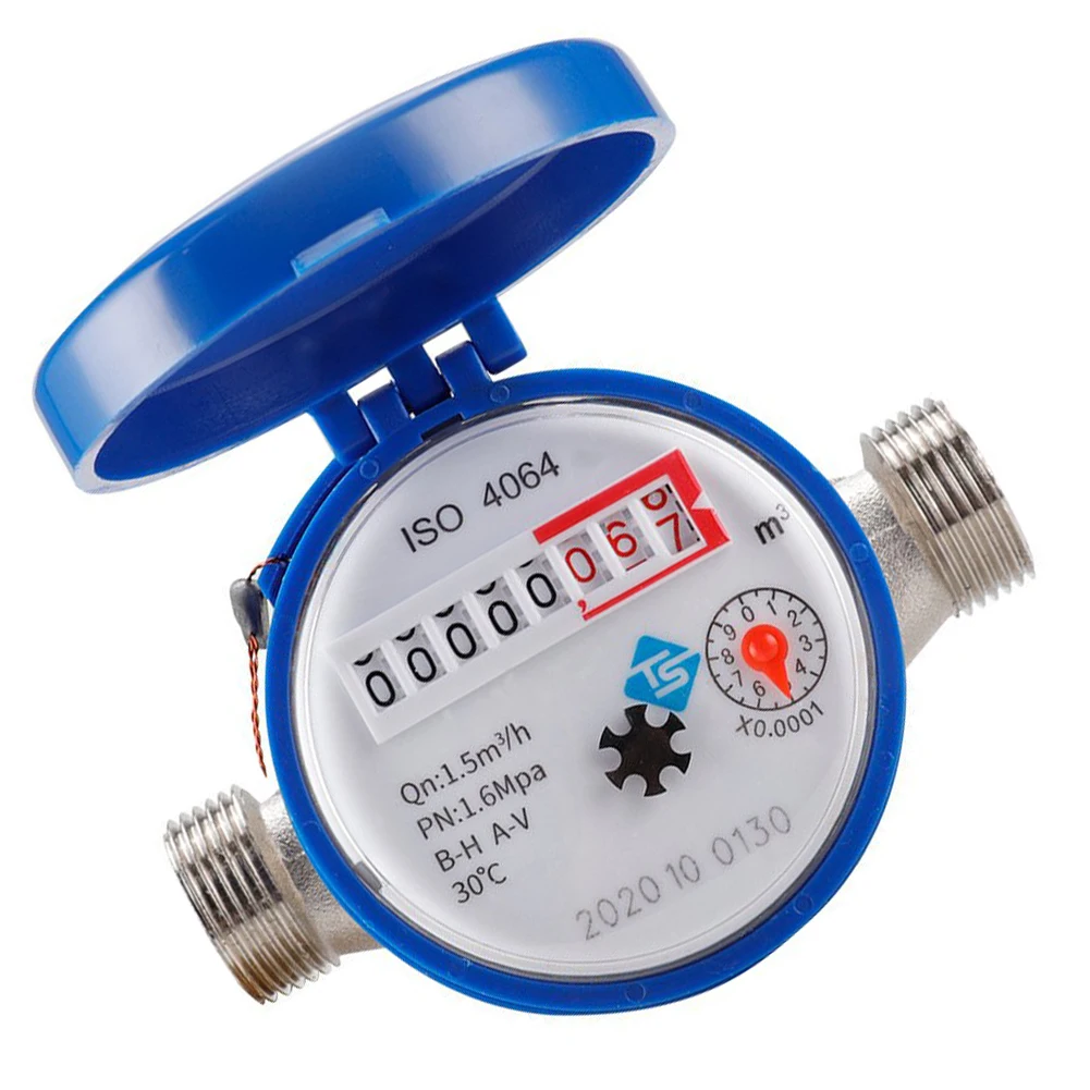 

ABS Iron Cold Water Meter Cold Water Meter Compact Design High Precision 115*85*75mm 4.52*3.34*2.95'' Mechanical Rotor
